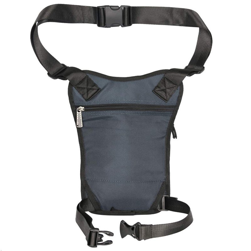 Larswon Thigh Pack, Larswon Leg Bag Thigh Pouch Bag Tactical Waist Bag Motorcycle Bag Waterproof Blue - Image 4